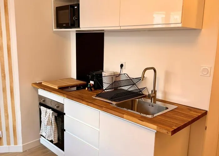 New Two-room Apartment, Center, Sleeps 4, Balcony Apartamento Grenoble